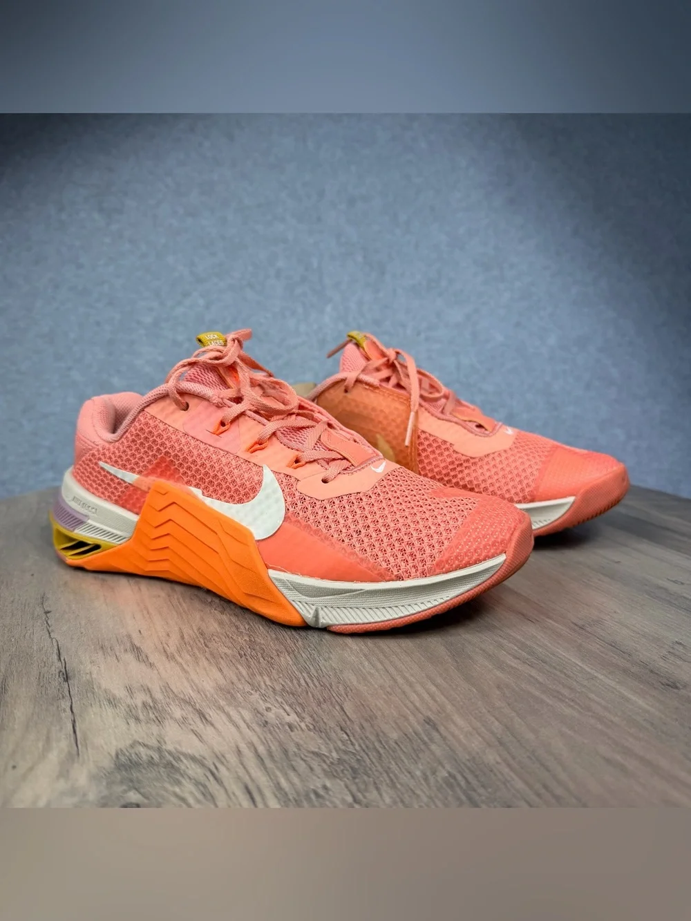 Womens Nike Metcon 7 Crimson Bliss Orange Pink Sail CZ8280-600 Size 6.5